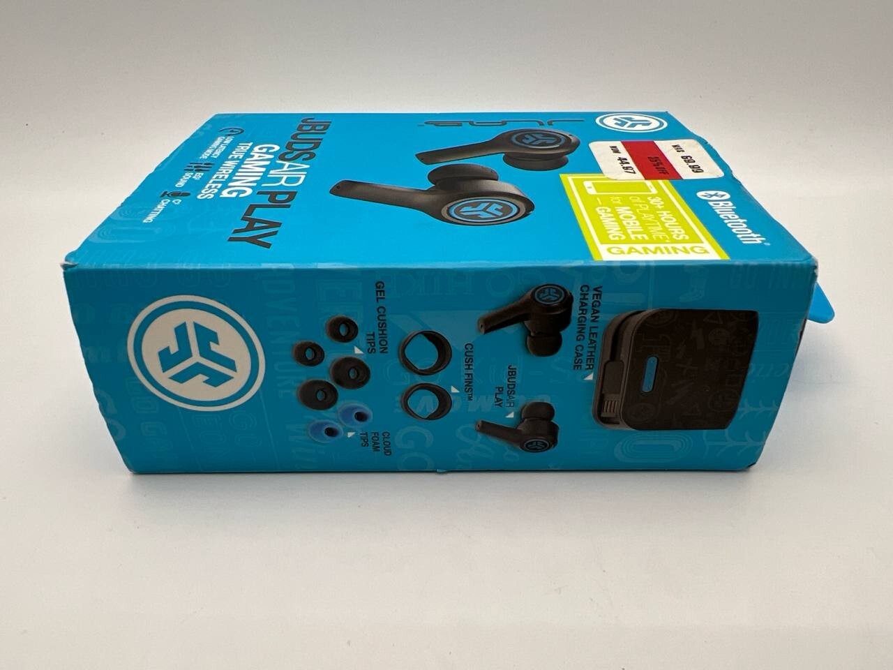 JLab JBuds Air Play Gaming True Wireless Earbuds 30+ Hours Bluetooth 5.0 Black