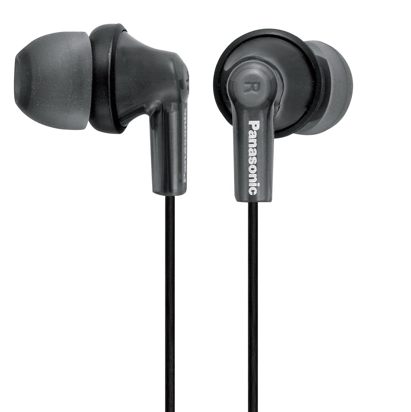 Panasonic RP-HJE150-K In-Ear Earphones Black Oval Port Neodymium Driver