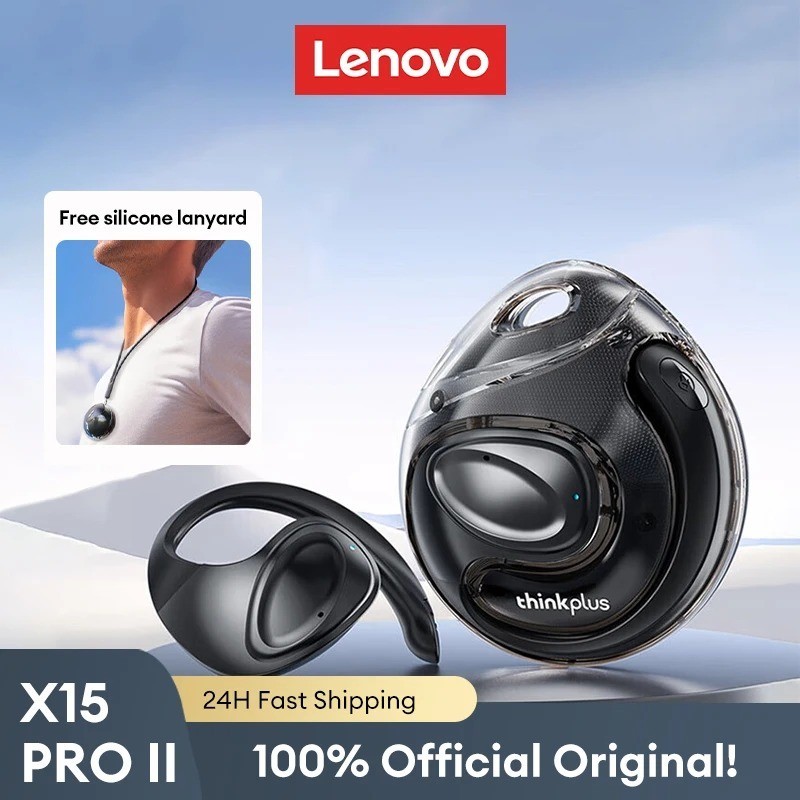 Lenovo X15 Pro II OWS Earphones Bluetooth 5.4 Earbuds On Ear Sports Headphones