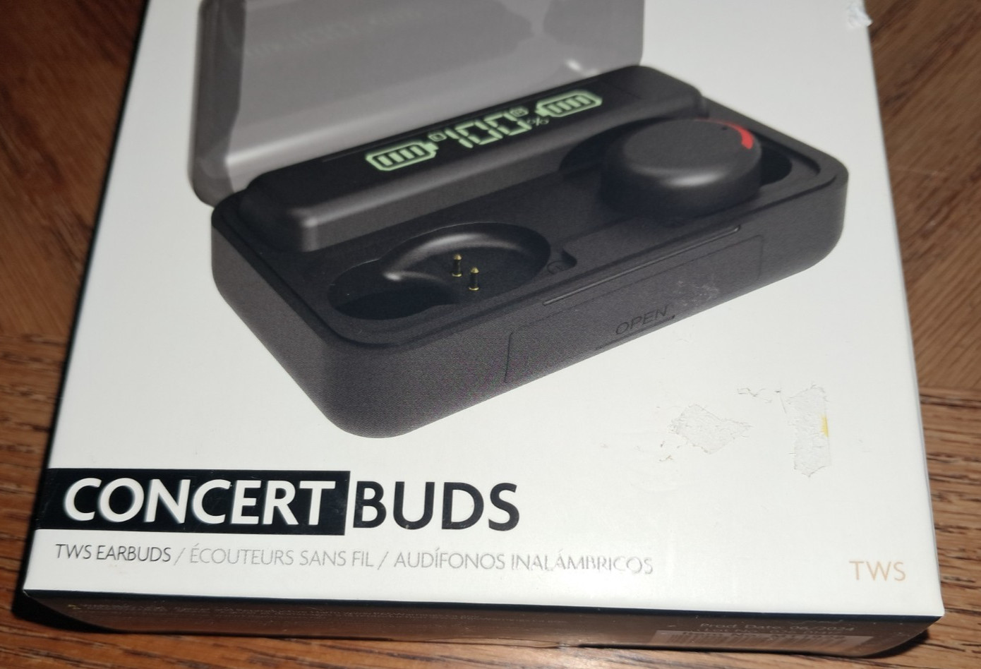 TWS Modern Touch Blue Tooth Concert Buds Charging Case Digital Display BR