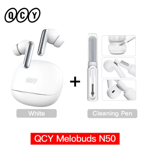 QCY Melobuds N50 ANC Bluetooth 5.4 Earbuds 6 Mic Multipoint Audio