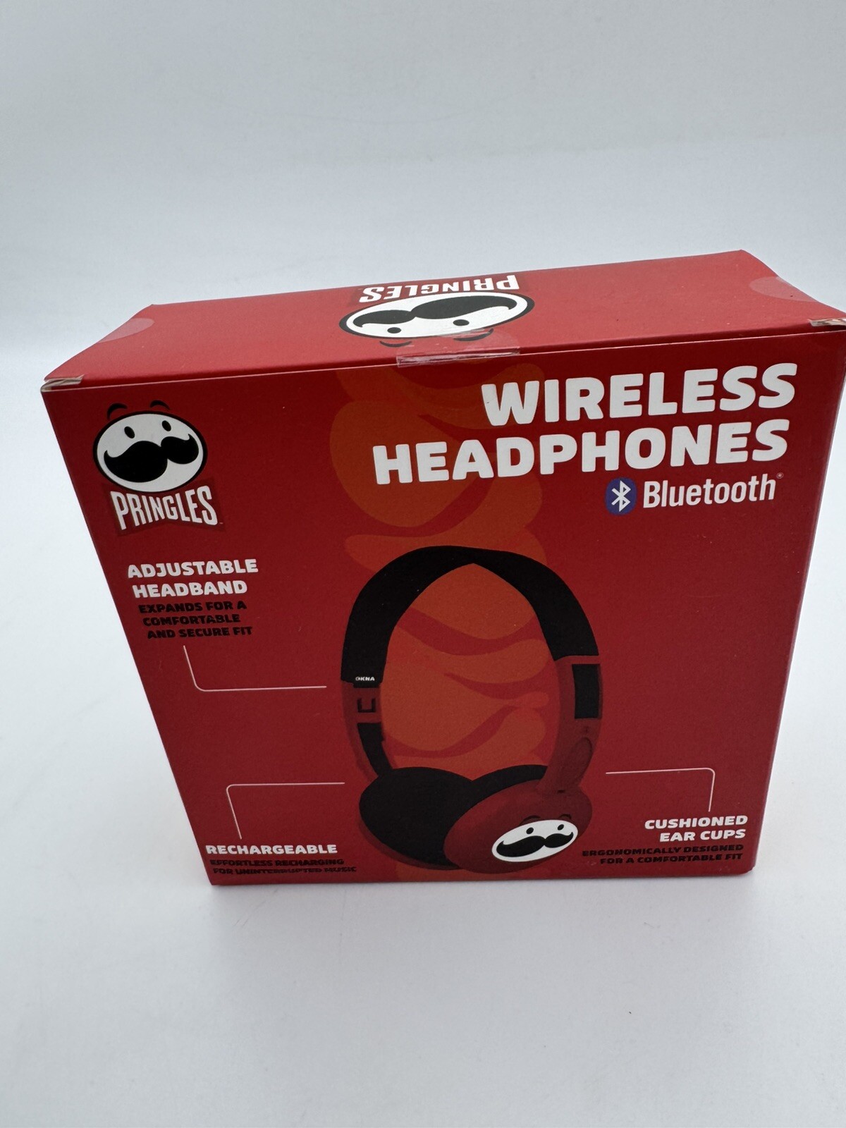 New In Box Pringles Wireless Headphones Set Back to school Bluetooth