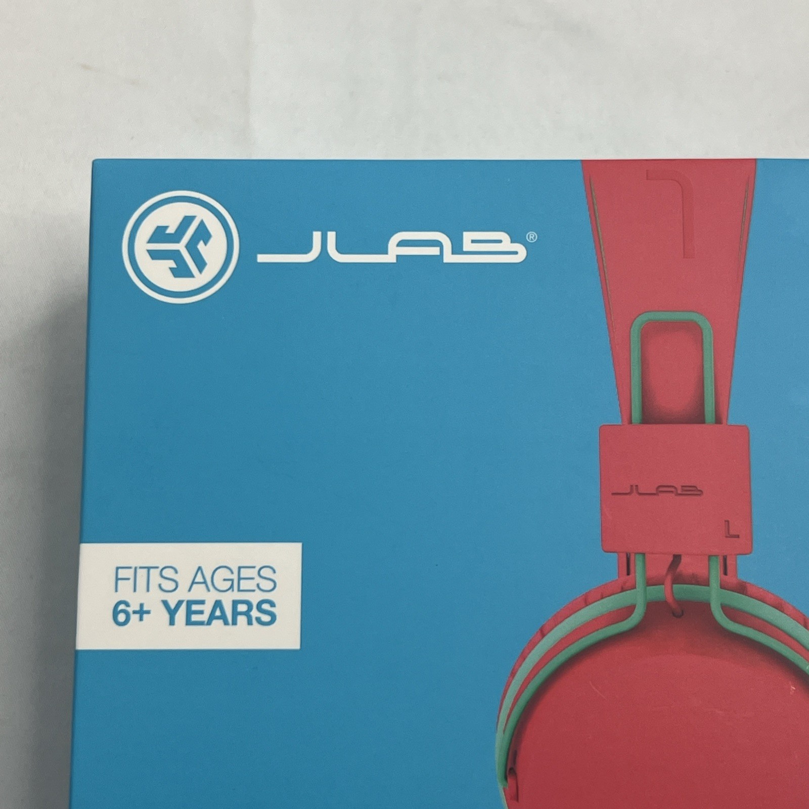 JLab JBuddies Studio On-Ear Headband Kids Headphones Red Volume Limitation Mic