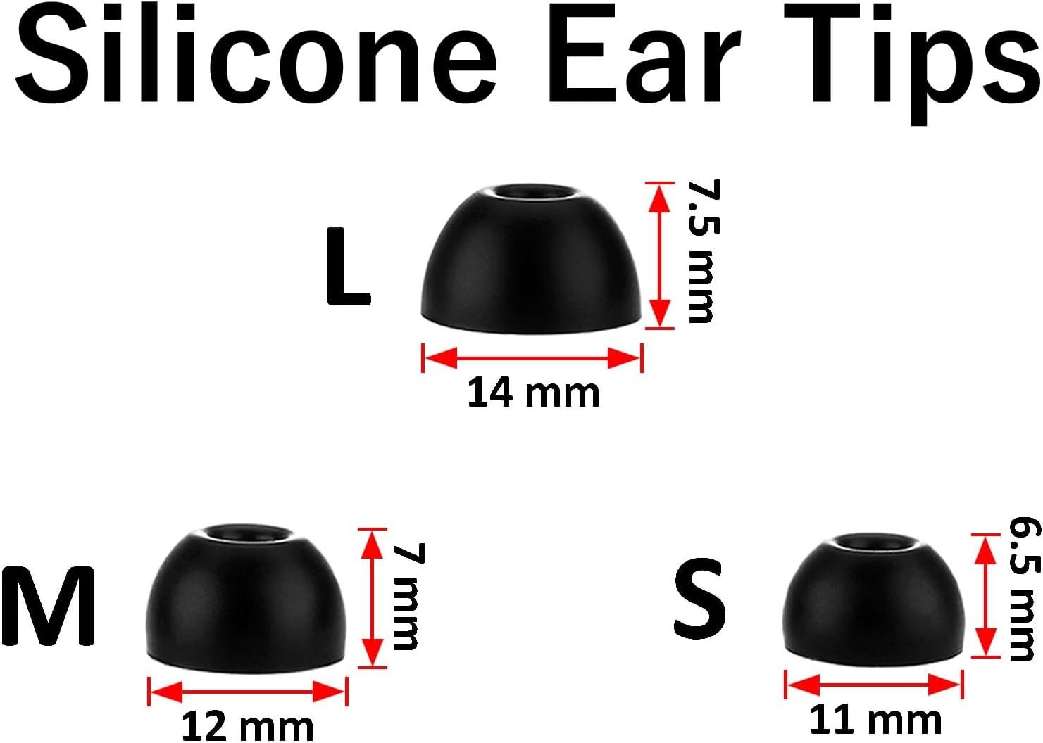 9-Pair Memory Foam and Double Flange Ear Tips Kit for Soundcore Devices