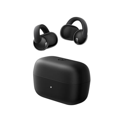 C50i by Anker Open Ear Earbuds, Clip-On Headphones Over Ear for Running Black