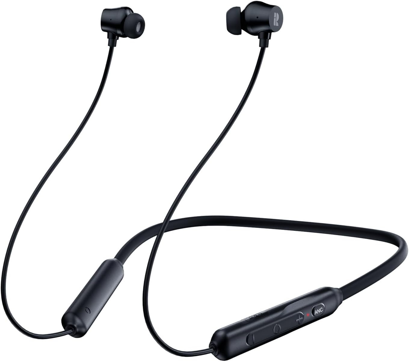 ANC Wireless Neckband Bluetooth Earbuds 60Hr Playtime Magnetic Earphones