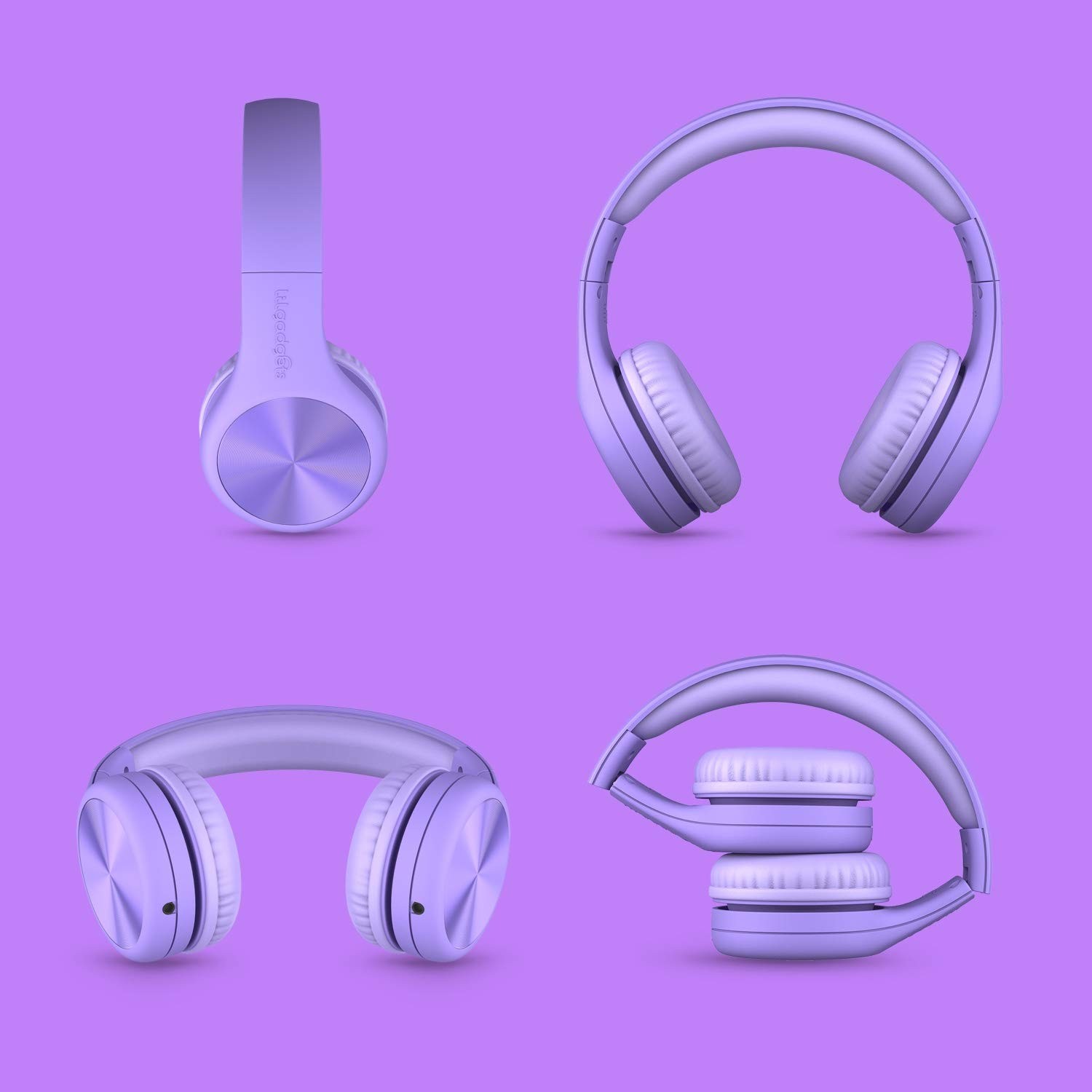 LilGadgets Connect+ Pro Wired Kids Headphones for School with Microphone, Vol…