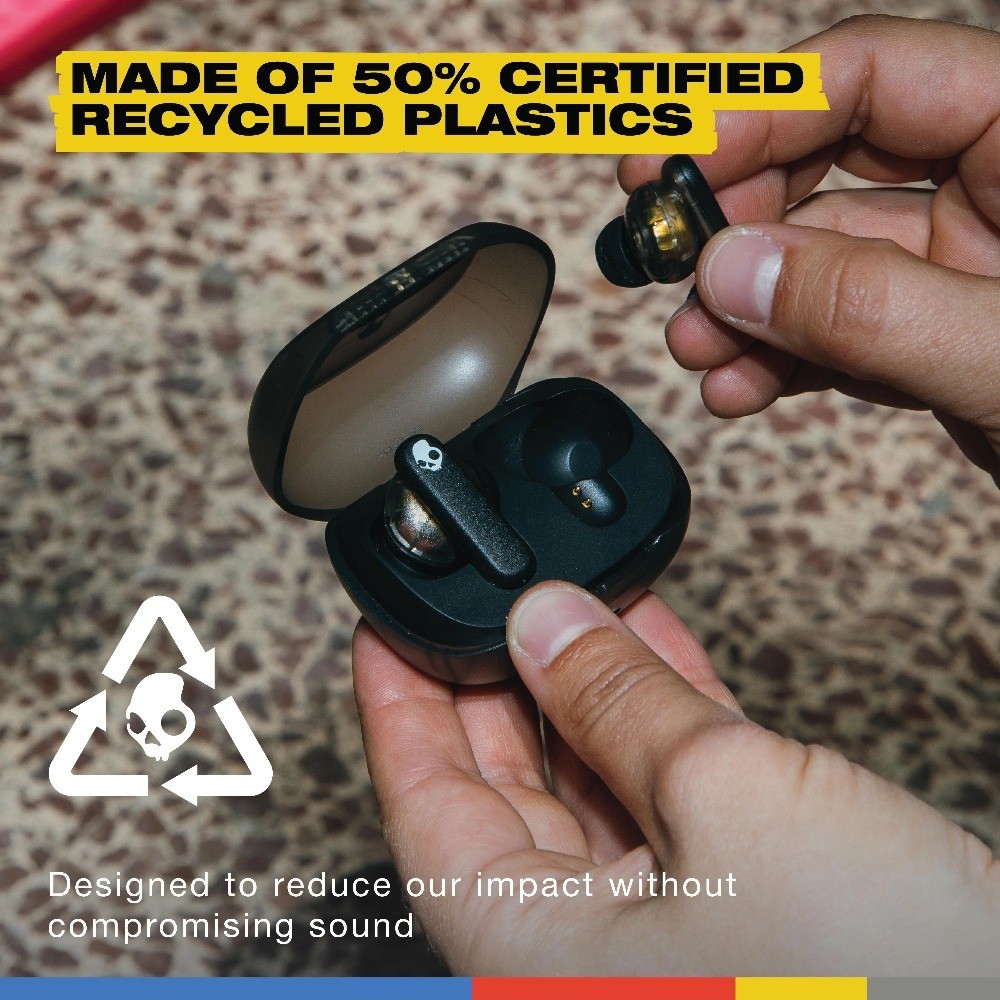 True Wireless In-Ear Earbuds with Noise Isolation, Midnight Smoke Color