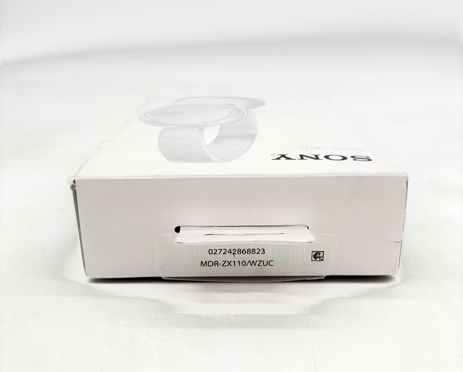 Sony Wired On The Ear Stereo Headphones Model MDR-ZX110 – White