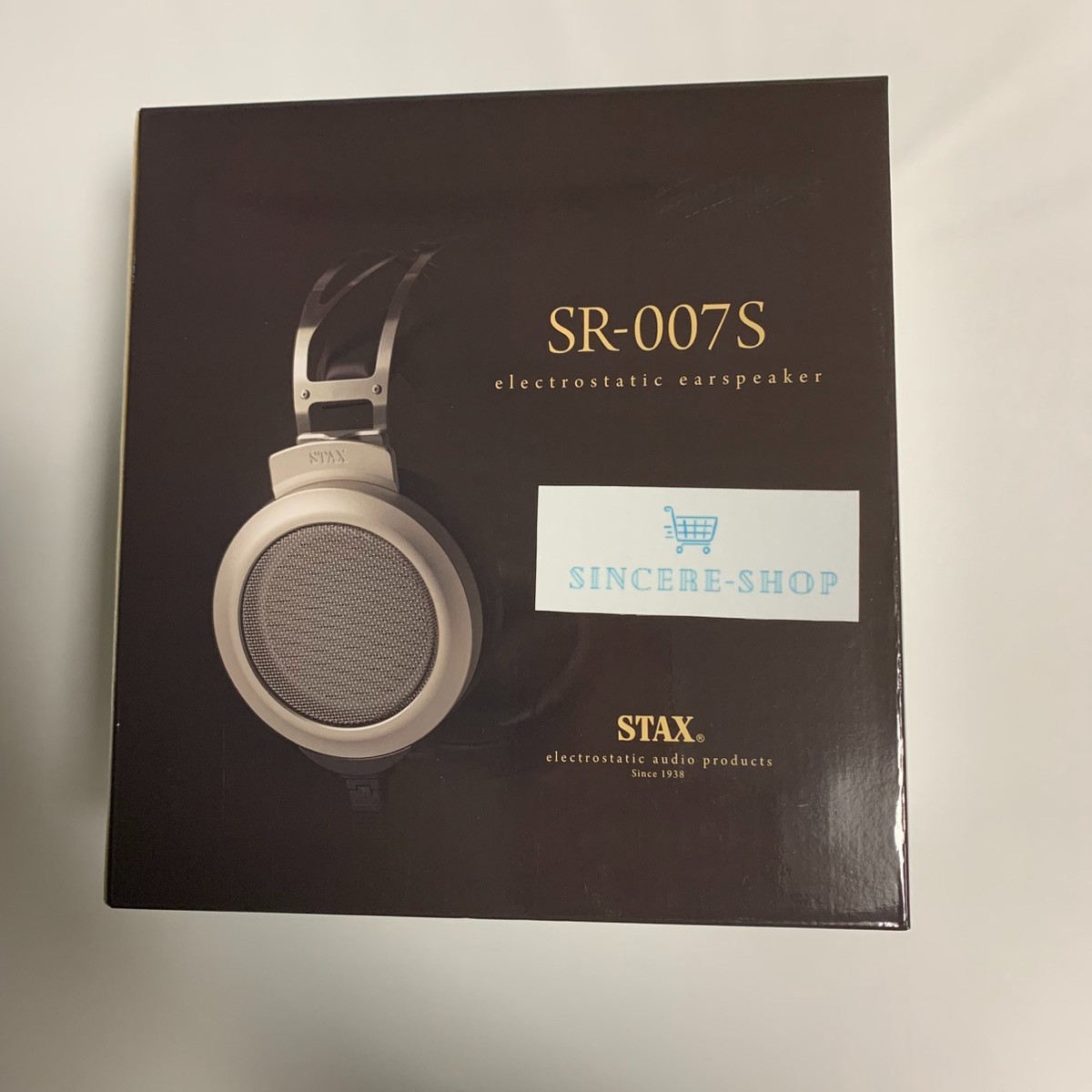 STAX SR-007S Electrostatic Ear Speaker High Class Model Large Circular Unit