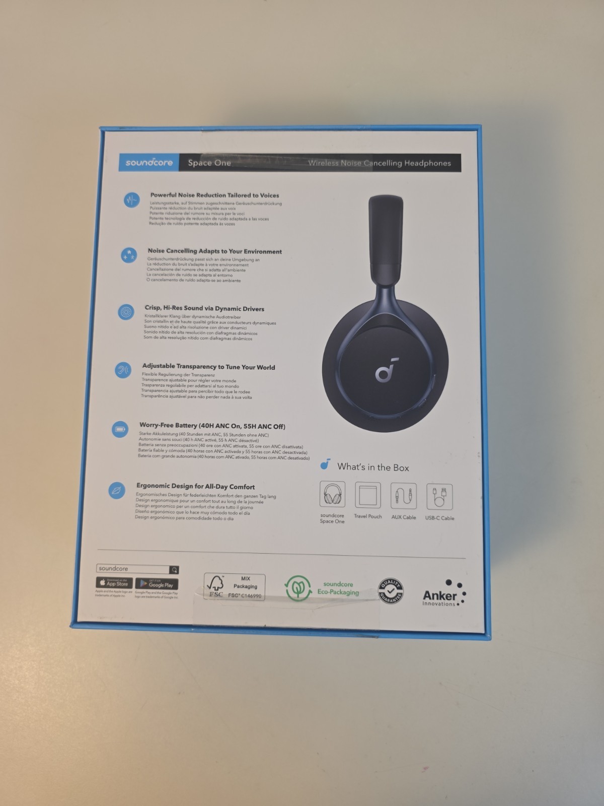 Soundcore Space One Wireless Headphones 40H ANC Playtime Noise Cancelling Tested