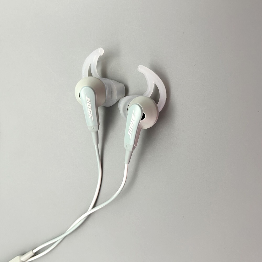 Bose SoundSport Wired 3.5mm Jack Earbuds In-ear Headphones Earbuds-White-Gift #1