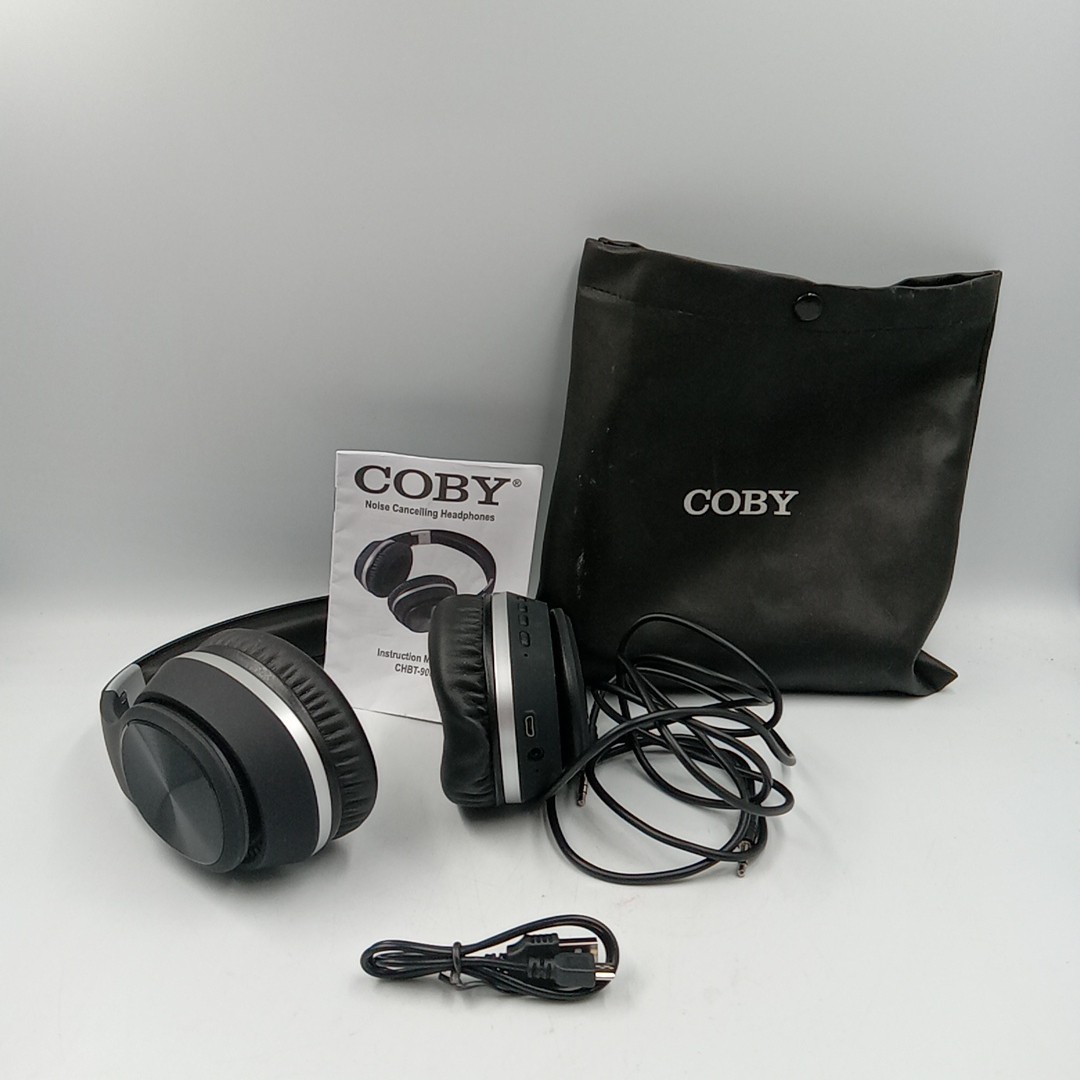 Coby Noise-Canceling Headphones Black …………………………………245