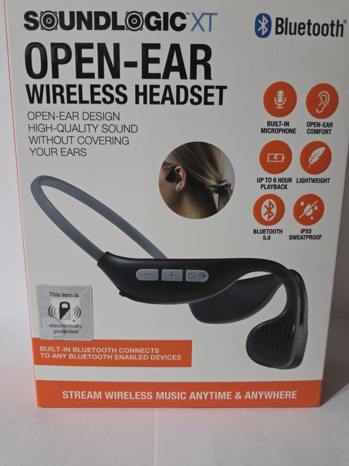 OPEN-EAR WIRELESS HEADSET. SOUNDLOGIC XT – NEW IN BOX