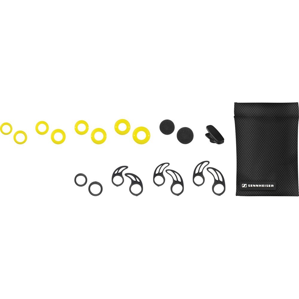 Sennheiser Adidas MX680i Sports Earbud Headphones w/Mic – Black/Yellow