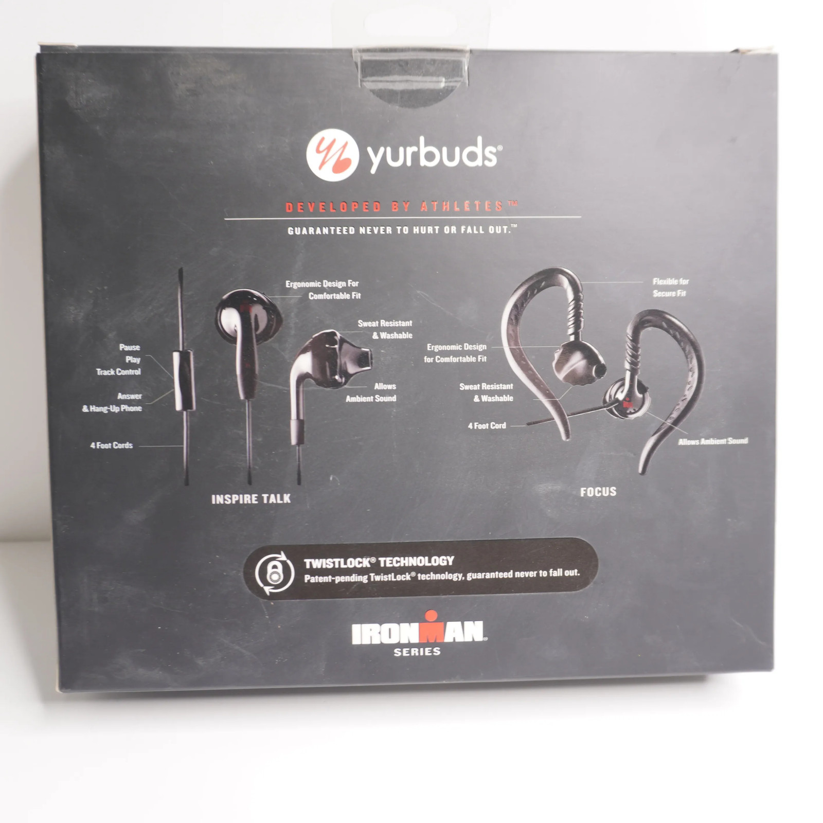 Yurbuds Training Pack Inspire Talk & Focus Ironman Series New Sealed