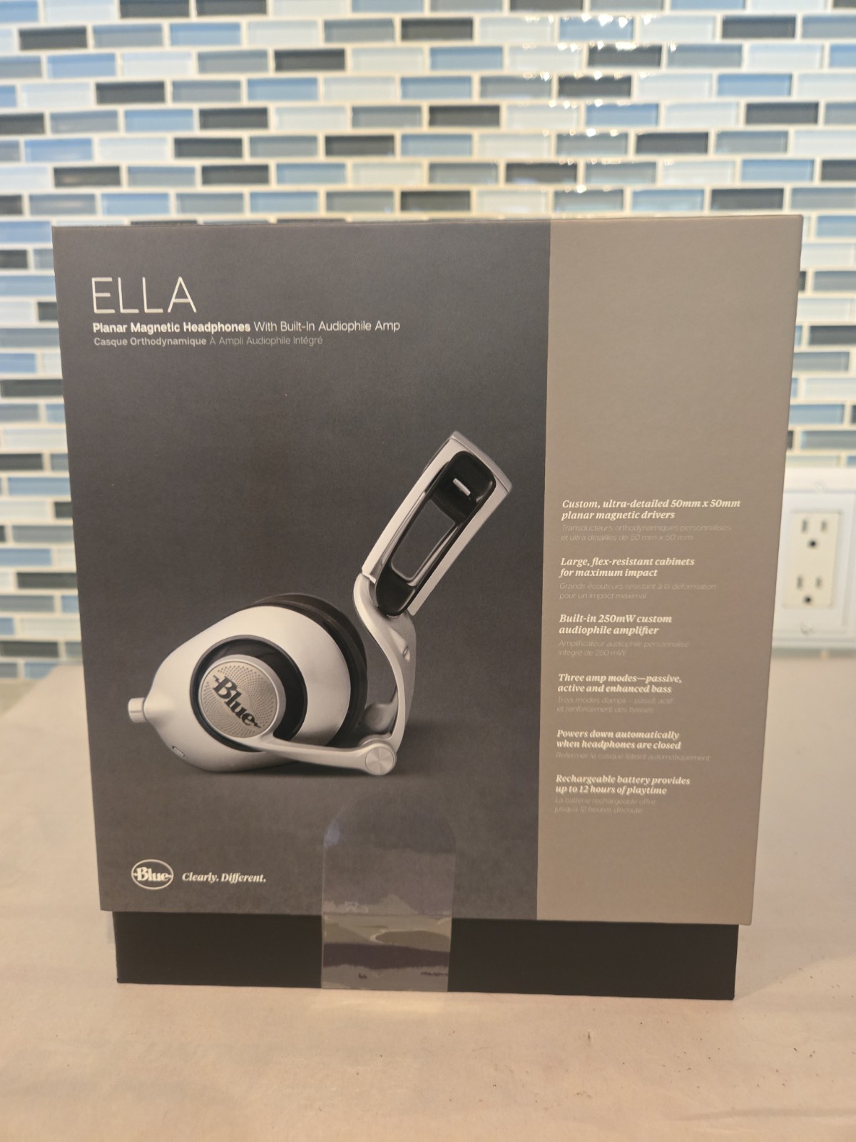 New Blue Ella Planar Magnetic Headphones Built In Audiophile Amp