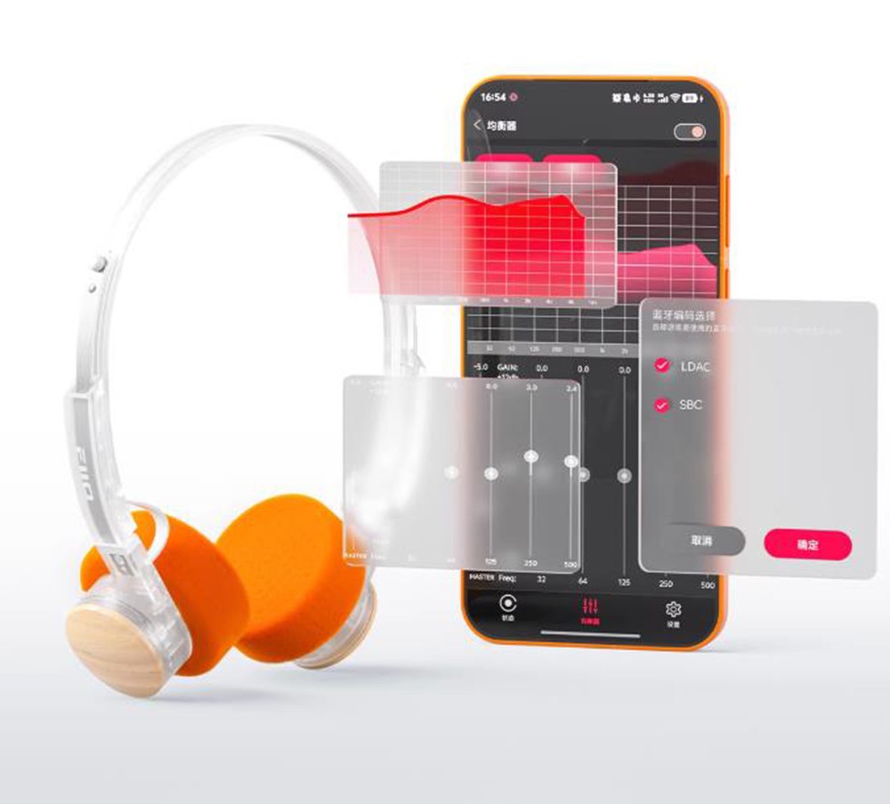FiiO EH11 On-Ear Bluetooth Headphones with LDAC Hi-Res Audio 30H Battery