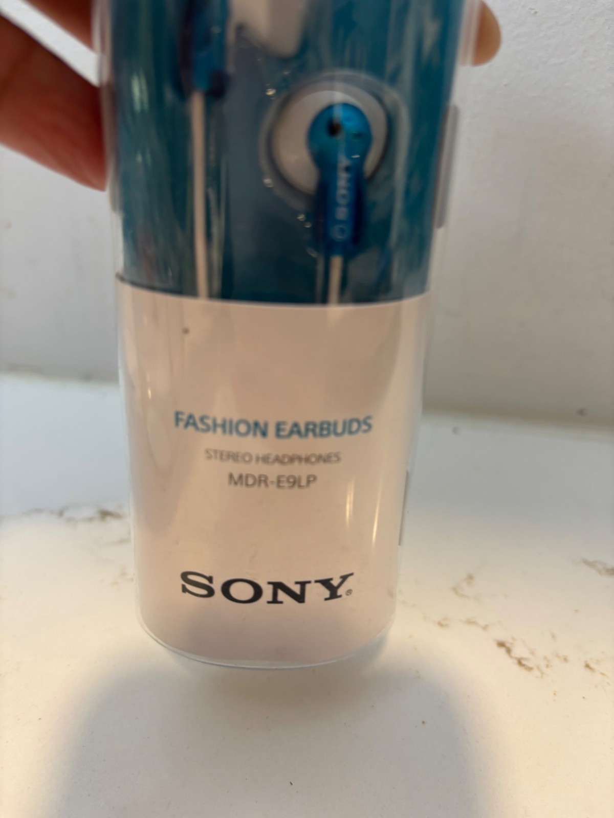 Sony MDR-E9LP Wired Earbuds – Blue – Headset Jack New.