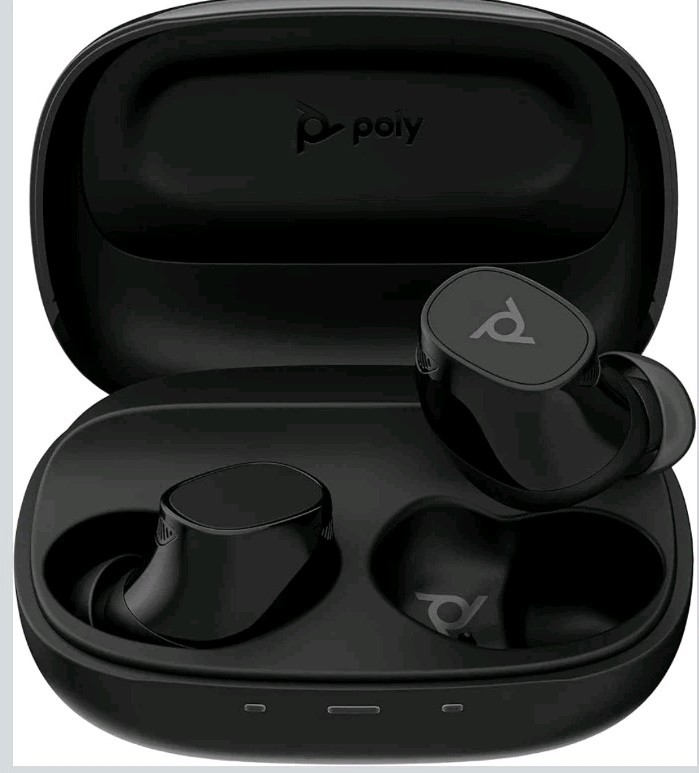 Poly Voyager Free 20 Black Earbuds +Basic Charge Case