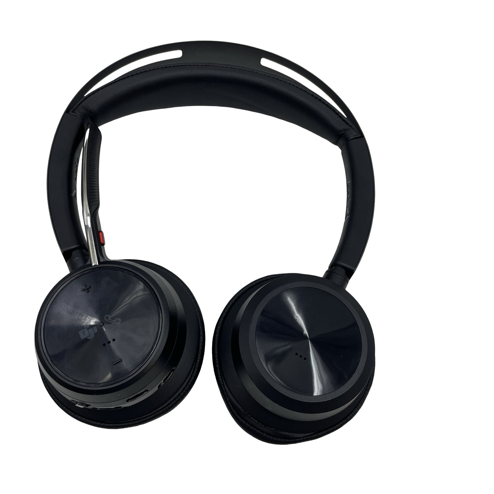 Poly Voyager Focus 2 On-Ear Stereo Headset Black Bluetooth Adjustable Headband