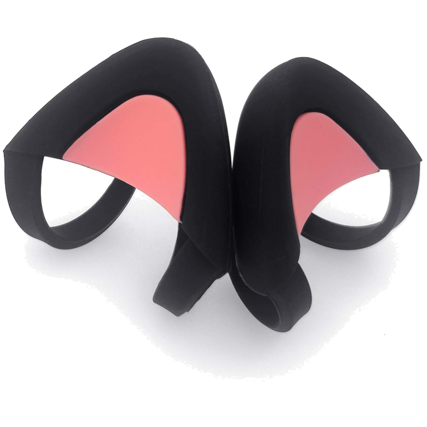 Waterproof Kitty Ear Attachment for Headsets – Black/Pink