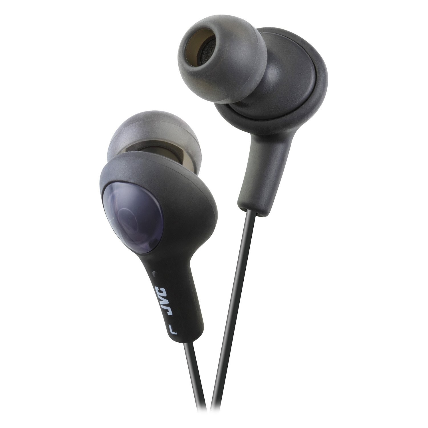 Jvc Ha Fx5 Gumy Plus Inner Ear Headphones Olive Black Wired Iphone Compatible