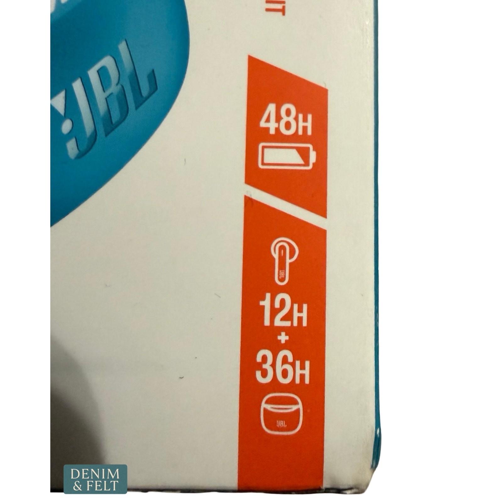 NEW JBL Tune Flex 2 Wireless Earbuds Teal ANC Noise Cancelling 48Hr Battery IP54