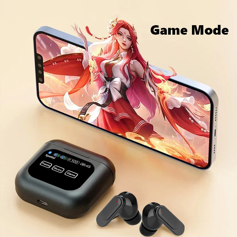 Touch Control Bluetooth 5.4 Earphones Earbuds For iPhone 15 14 13 12 11 Plus MAX