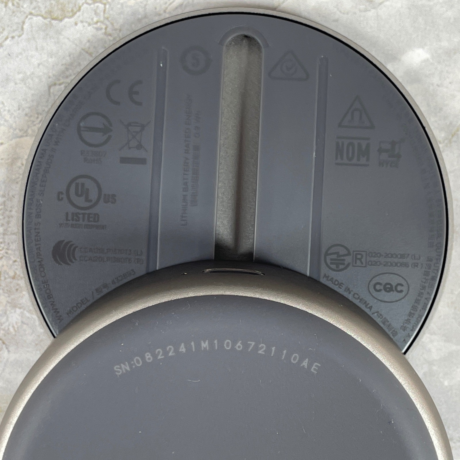 Bose Sleepbuds II Noise Masking In-Ear Headphones with Charging Case Silver