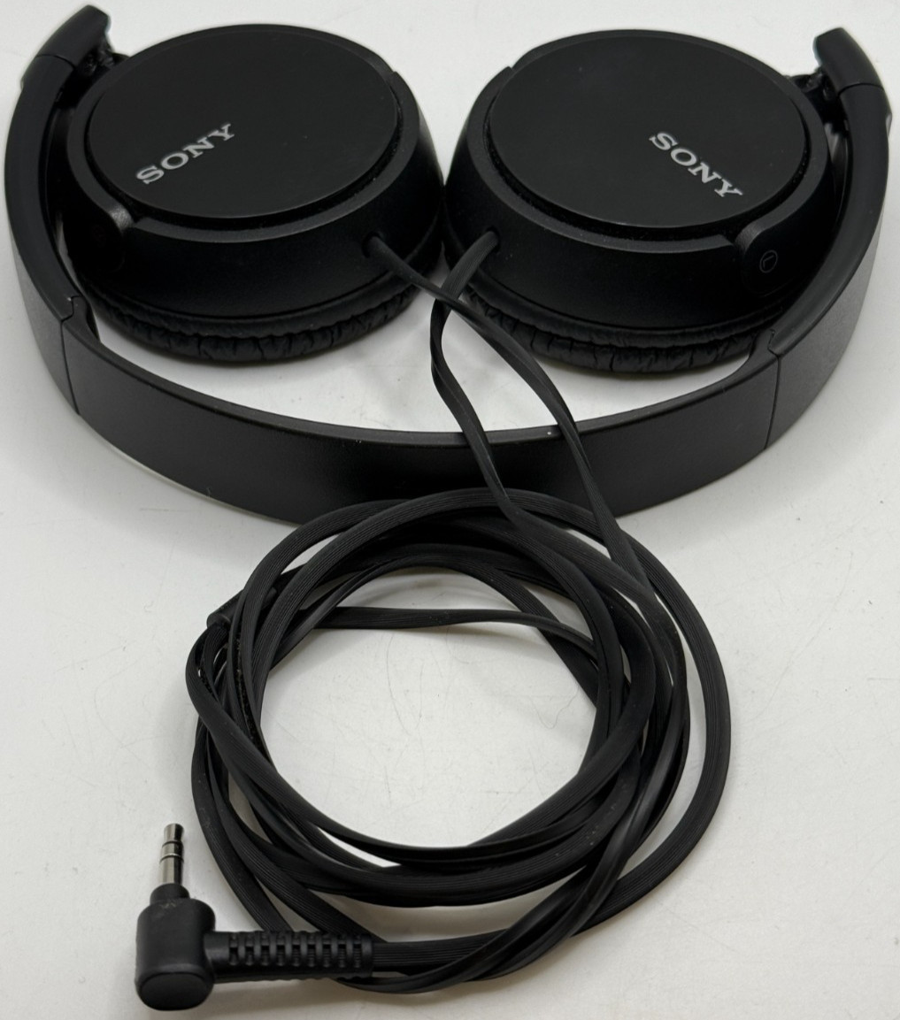 Sony MDR-ZX110 Series Headphones Black MDRZX110 Wired Over Ear