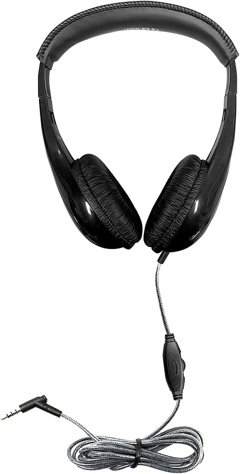 Motive8 Mid-Sized Multimedia Headphone with In-Line Volume Control , Black