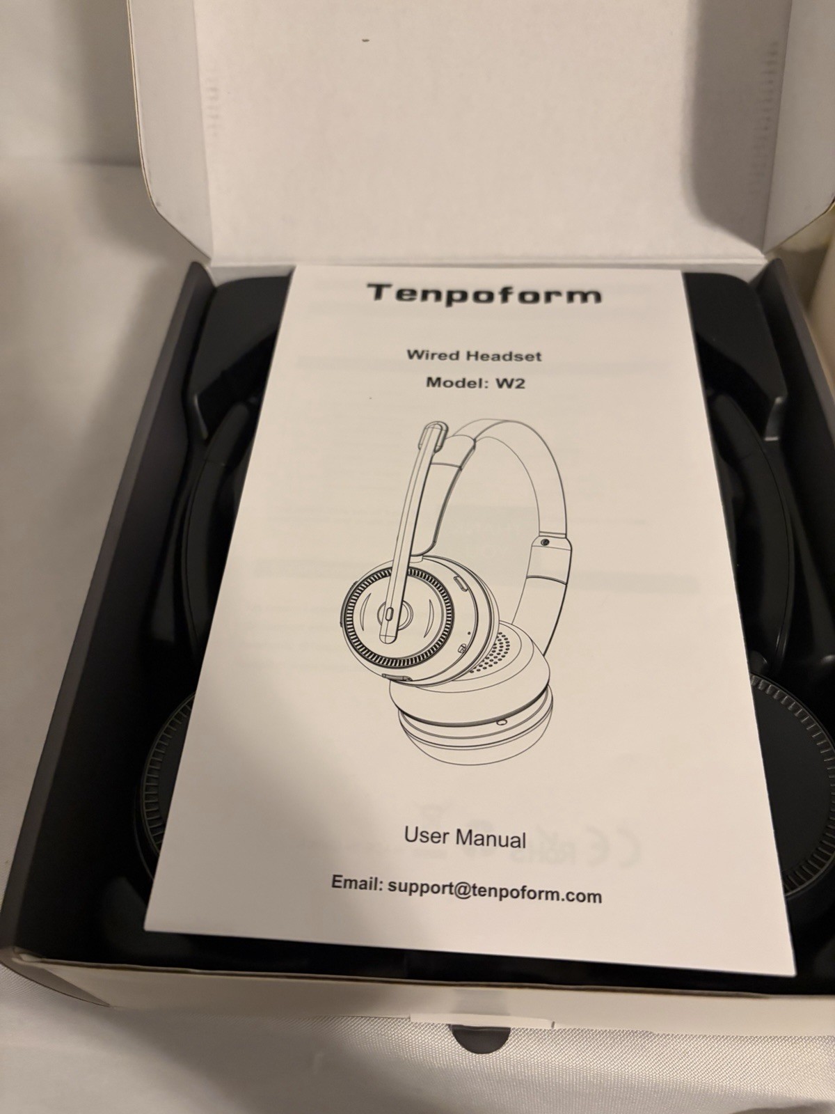 Tenpoform ~ Noise Canceling Headphones ~ Micro C-USB Connector New M/W2