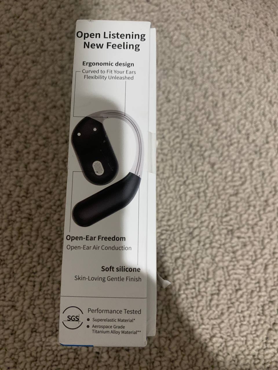 YYK-Q16 Pro LCD Open-Ear True-Wireless Earbuds IPX6 8 Hrs Play Time Black
