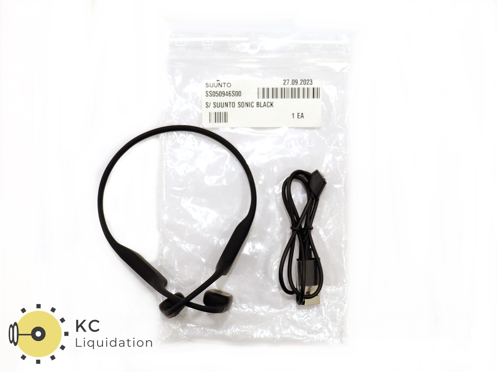 Suunto Sonic Bone Conduction Audio Headphones – Black (SS050946S00)