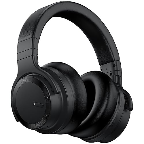 Commalta E7 Active Noise Cancelling Headphones Wireless Bluetooth 5.0 30 Hours