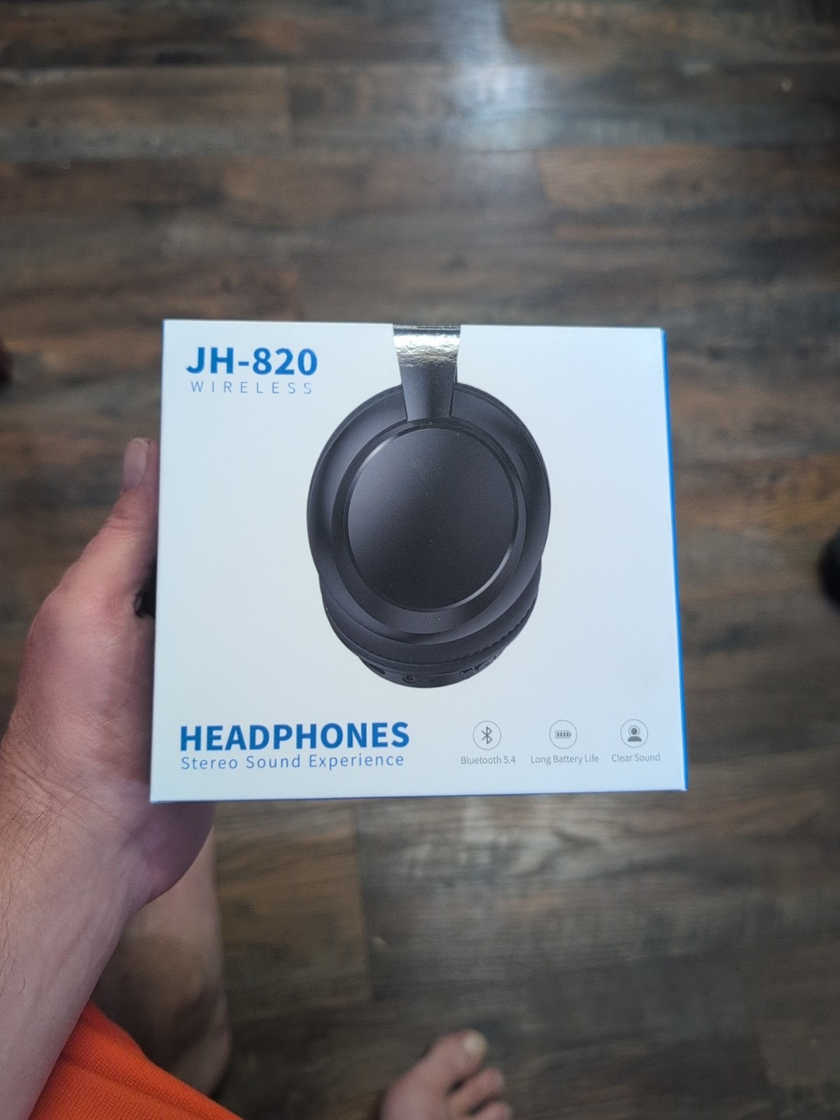 Jh-820 Wireless Headphones Stereo Sound Experience Bluetooth Long Battery Life