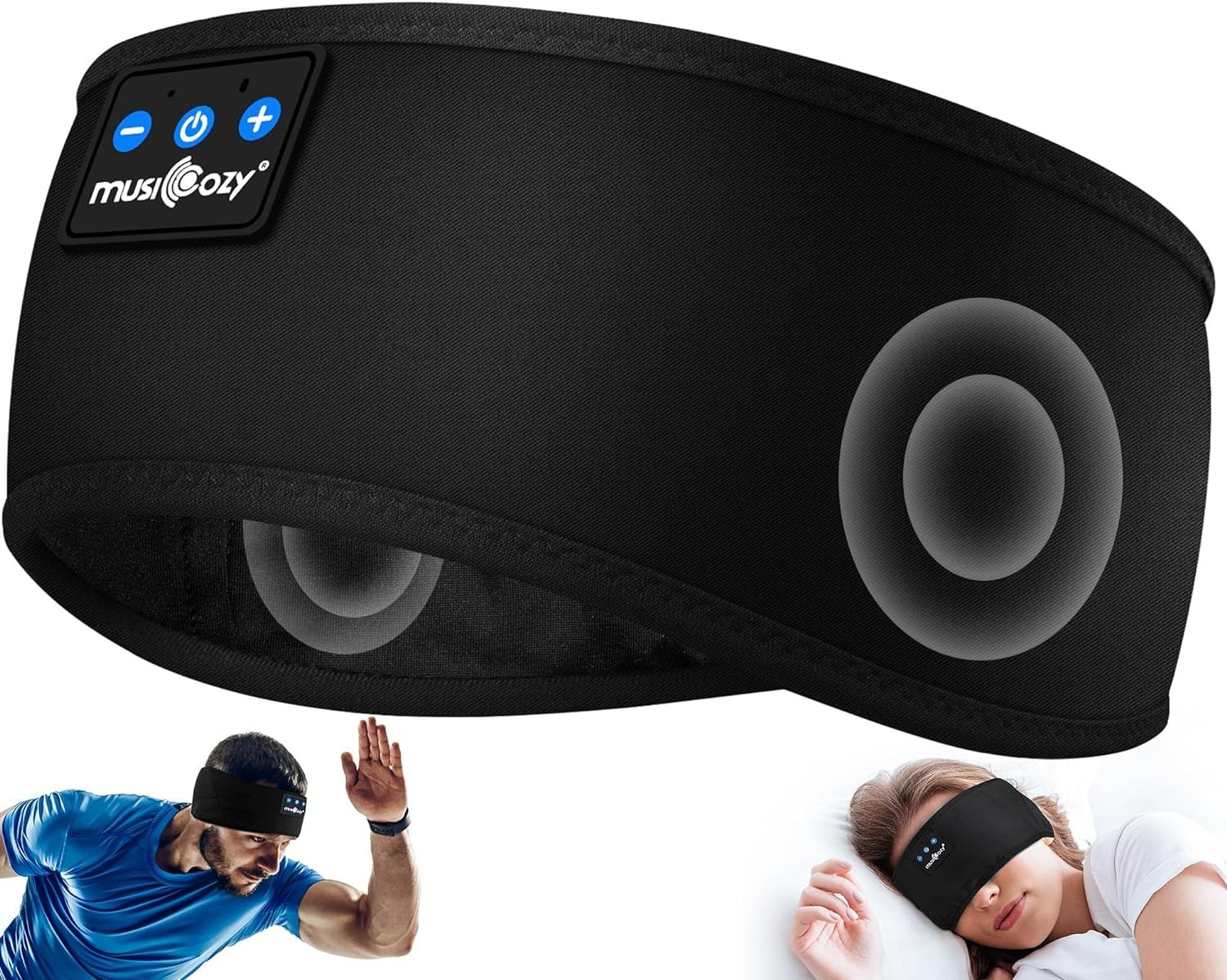 MUSICOZY Sleep Headphones Bluetooth 5.4 Headband Wireless Workout