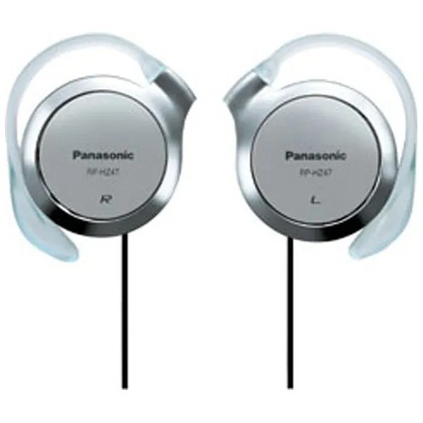 Panasonic Clip Earphone Headphone RP-HZ47 Silver Black Red White Blue w/5 Colors