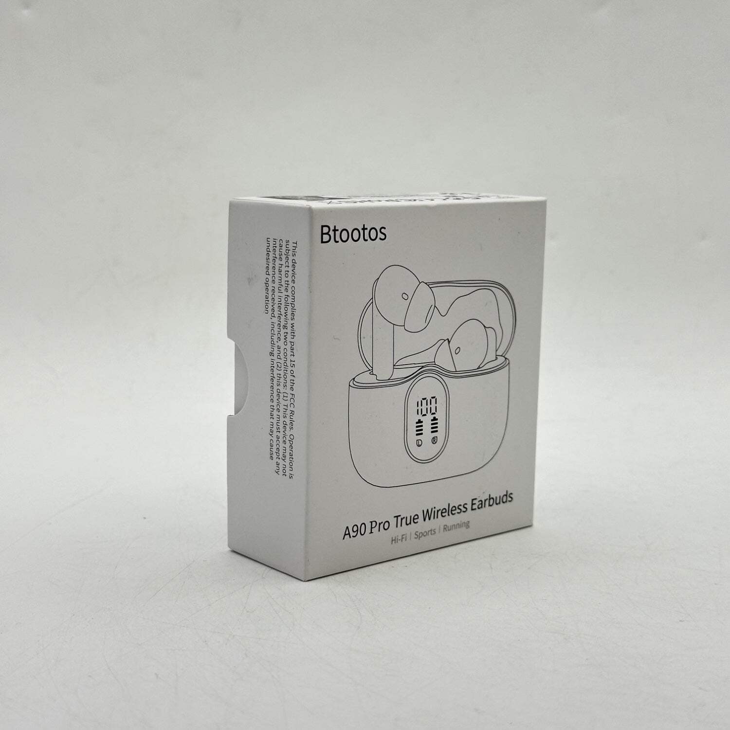 New Btootos A90 Pro Wireless In-Ear Bluetooth Headphones White