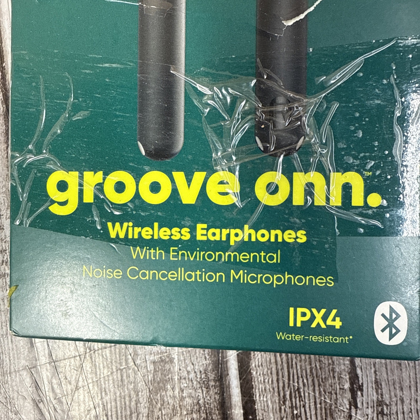 Groove Onn Wireless Earphones 1PX4 Black 22 Hrs of Playtime New In Open Box