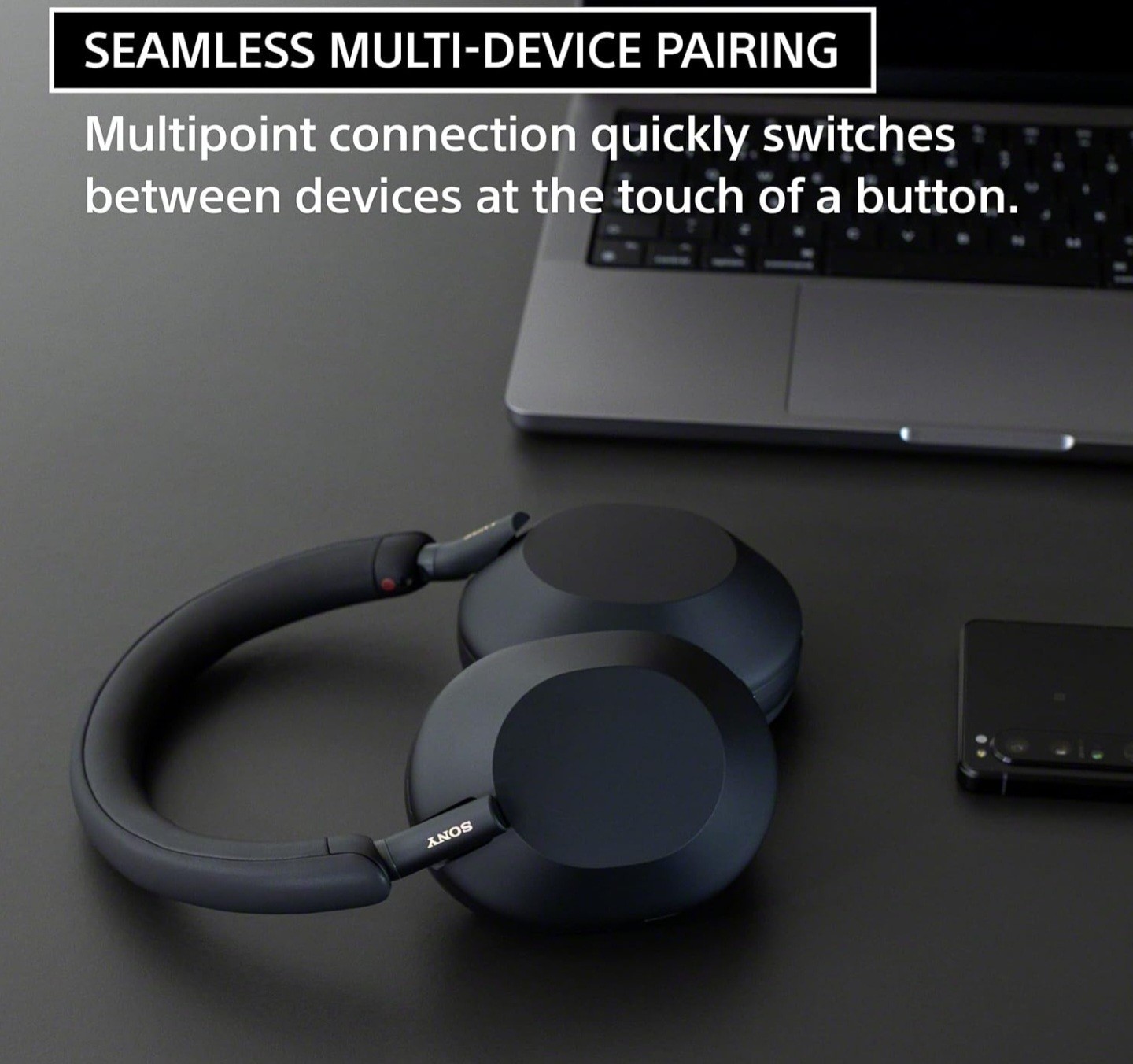 LikeNew Sony WH-1000XM5SA Wireless Noise Canceling 30 Hours Headphones