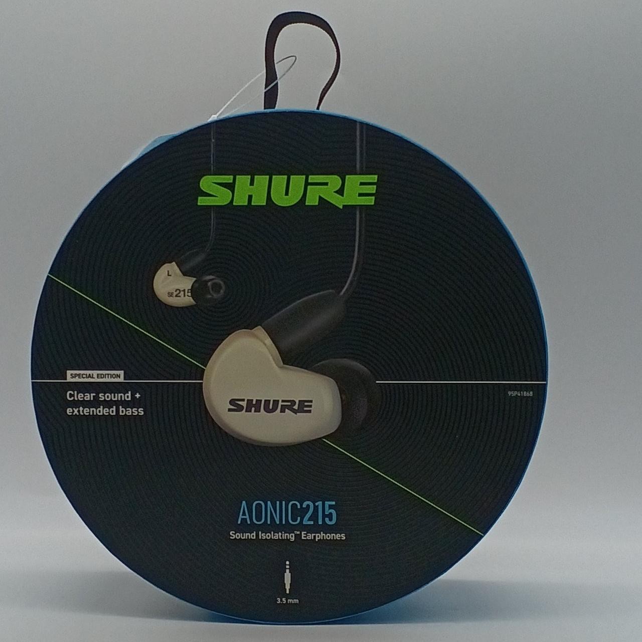 Shure SE215DYWH Earphones with High Sound Isolation