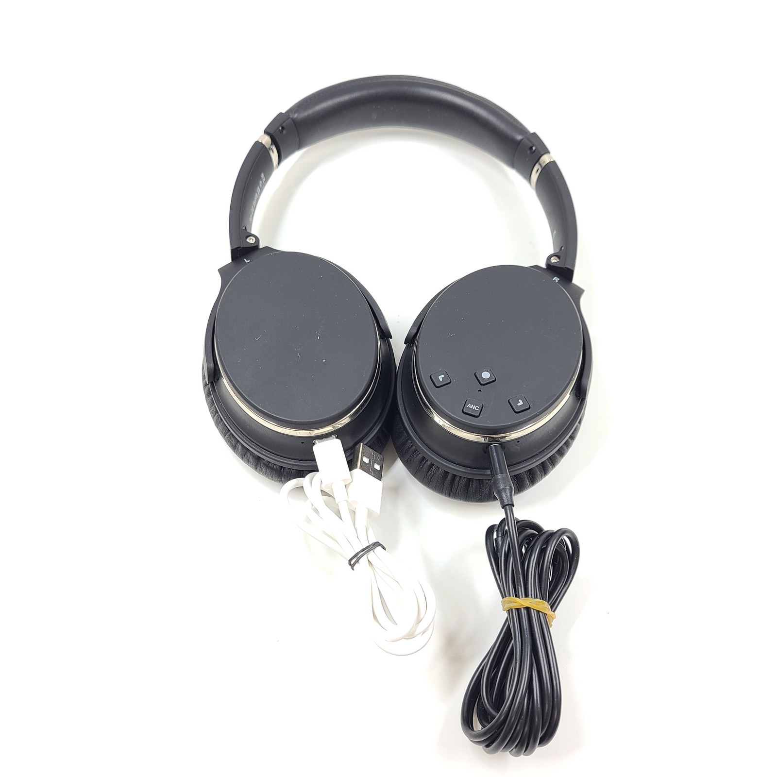 Srhythm NC25 Noise Cancelling Stereo Headphones – Black Grade B – USB-C