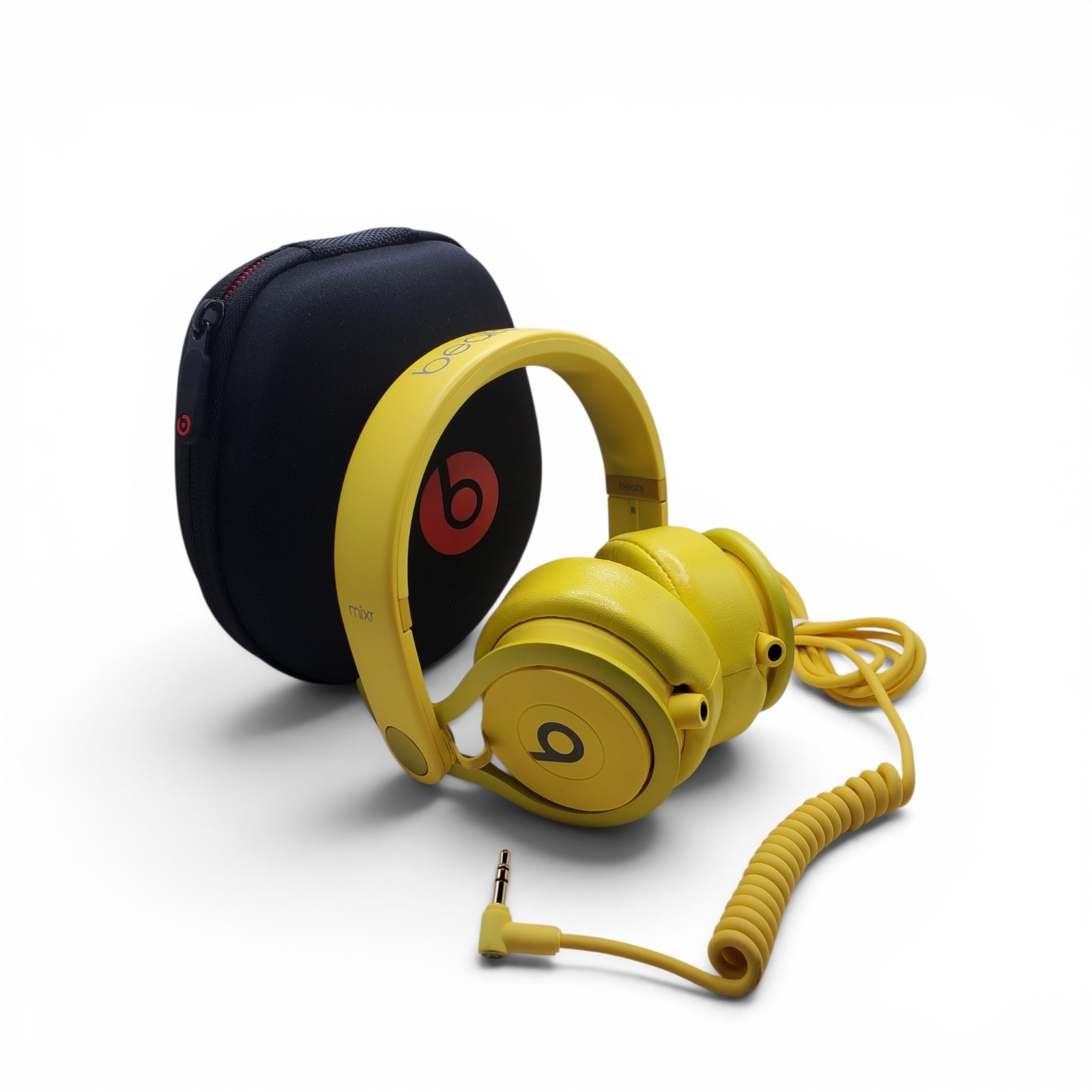Beats by Dre Mixr DJ On-Ear Headphones Yellow Wired with Case & Cable