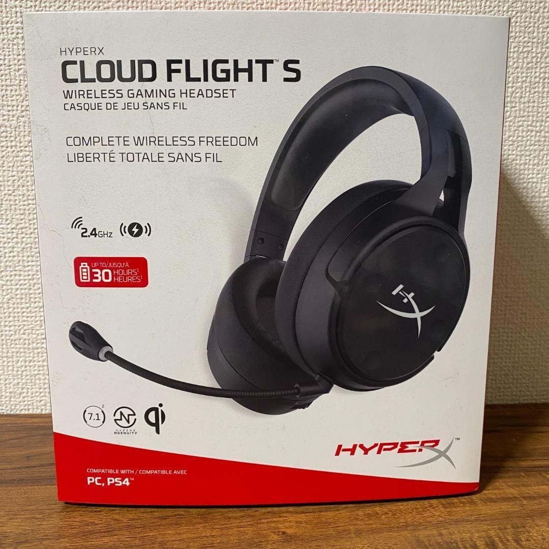 HyperX Cloud Flight S – Wireless Gaming Headset, 7.1 Surround Sound 30 Hour JP