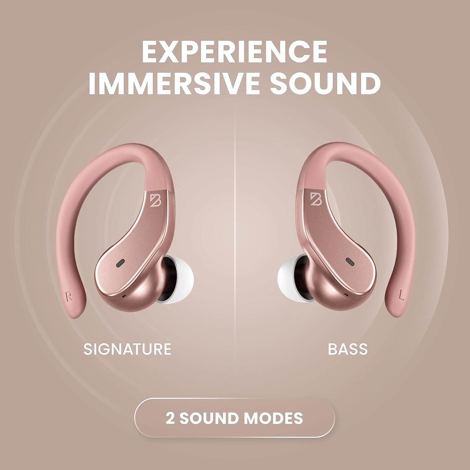 – Runner’S Wireless Earbuds Bluetooth Headphones for Sports, Hook over the Ear B