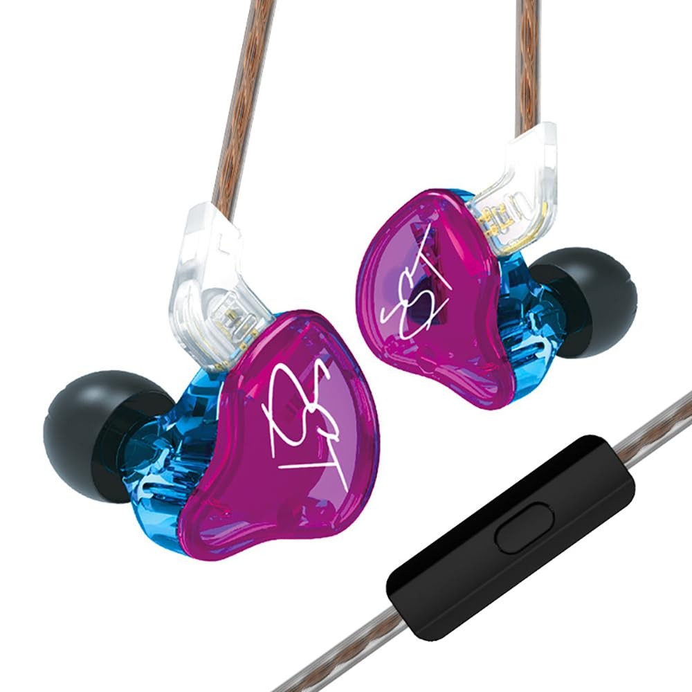 KZ ZST in Ear Monitors Wired Earbuds 1DD+ 1BA HiFi in-Ear Stereo Earphone Headph