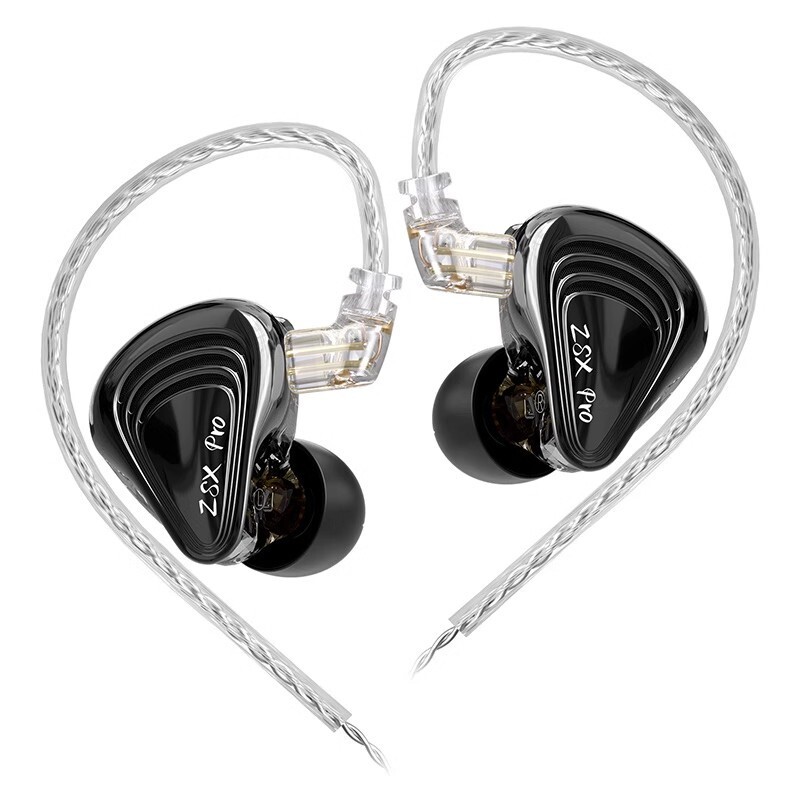 KZ ZSX Pro 5BA+1DD Hybrid Drive 12 Unit Earphones HIFI Music Earbuds Custom