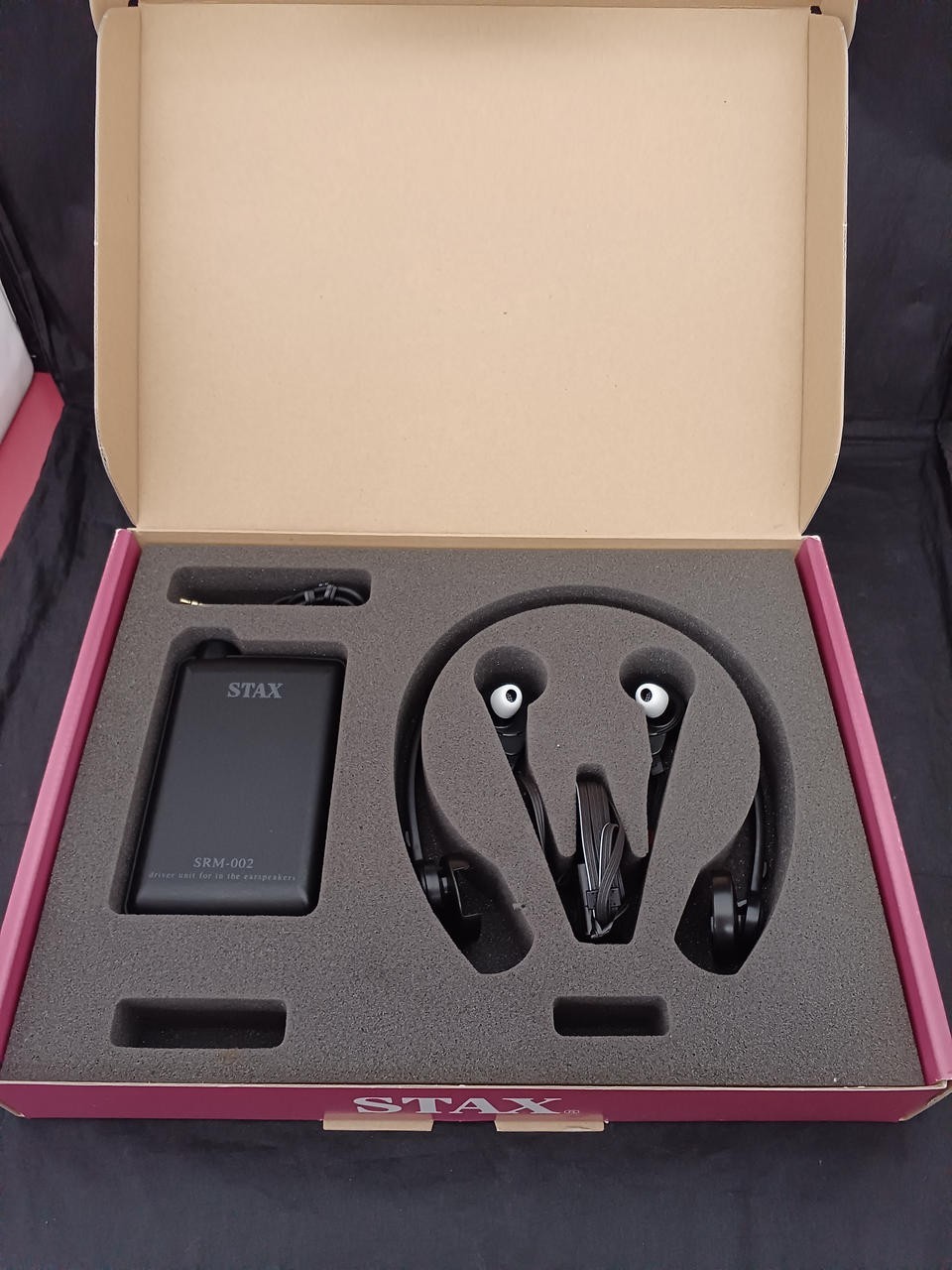 STAX SRS-002 SR-002 Earspeaker + SRM-002 Driver Unit Fully Working JAPAN